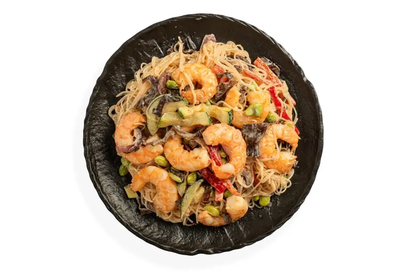 Glass Noodles with Shrimp (Wok) - "Tomo Food" in Pissouri photo