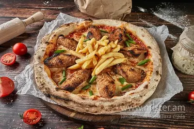 Піца на заквасці "Чікен фрі" 30 см Treba Pizza undefined фото