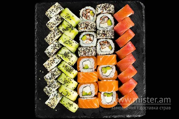 Суші-сет "Філадельфія" - "Sushi-Pizza by La Spezia (вул.Харківська, 5/1)" в Сумах фото 