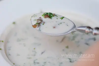Вершковий суп з телятиною та грибами Pasta Basta undefined фото