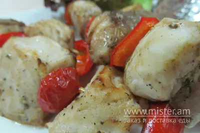 Шашличок із сома з овочами Амстердам undefined фото
