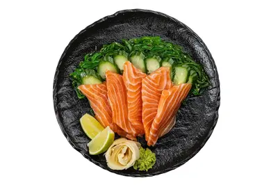 Salmon Sashimi Tomo Food undefined photo