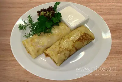 Млинці з м`ясом зі сметаною Хутірець undefined фото