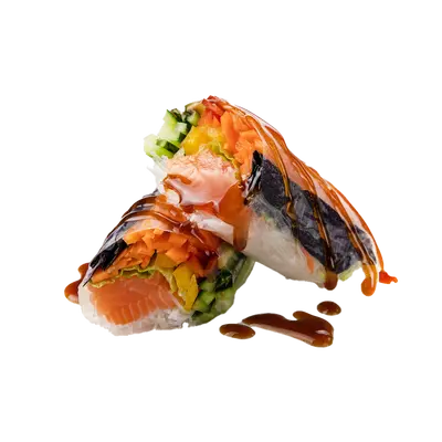 Salmon Spring Roll Tomo Food undefined photo