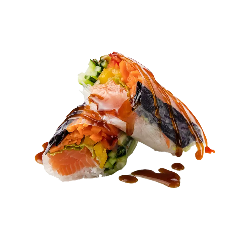 Salmon Spring Roll - "Tomo Food" in Pissouri photo 