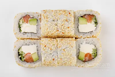 Рол "Філадельфія" в кунжуті з лососем Хочу Sushi-Pizza & Grill undefined фото