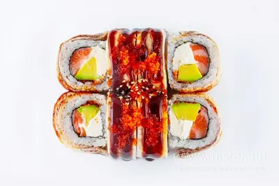 Рол "Преміум Філадельфія" з вугрем і лососем Rock it pizza&sushi undefined фото