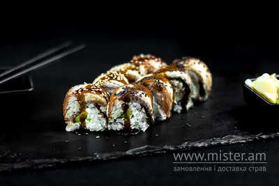 Рол "Філадельфія" з вугрем Sushi-Pizza by La Spezia (вул.Харківська, 5/1) undefined фото