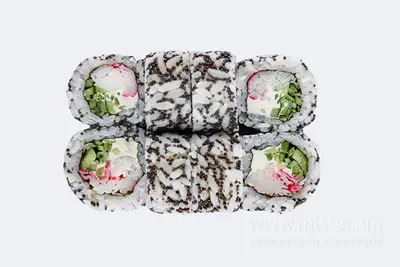 Рол "Філадельфія" в ікрі зі сніжним крабом Rock it pizza&sushi undefined фото