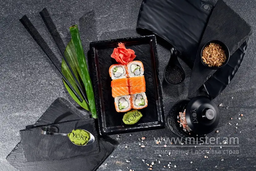 ФІладельфія з креветкою - "Yoki restaurant" в Чернівцях фото 