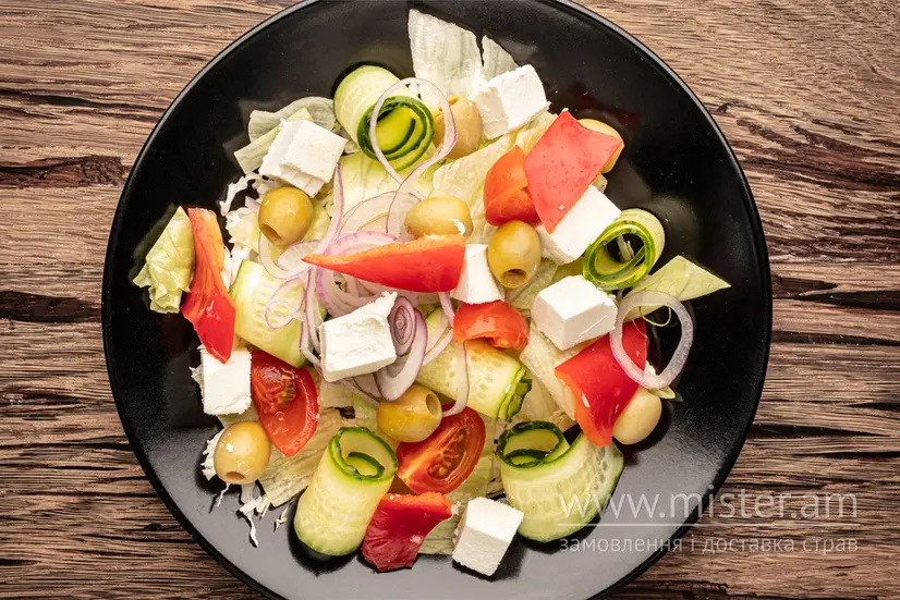 Салат "Грецький" - "Sushi-Pizza by La Spezia (вул.Харківська, 5/1)" в Сумах фото 