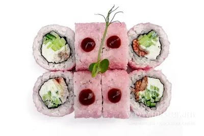Рол "Рожева Філа" з вугрем Rock it pizza&sushi undefined фото