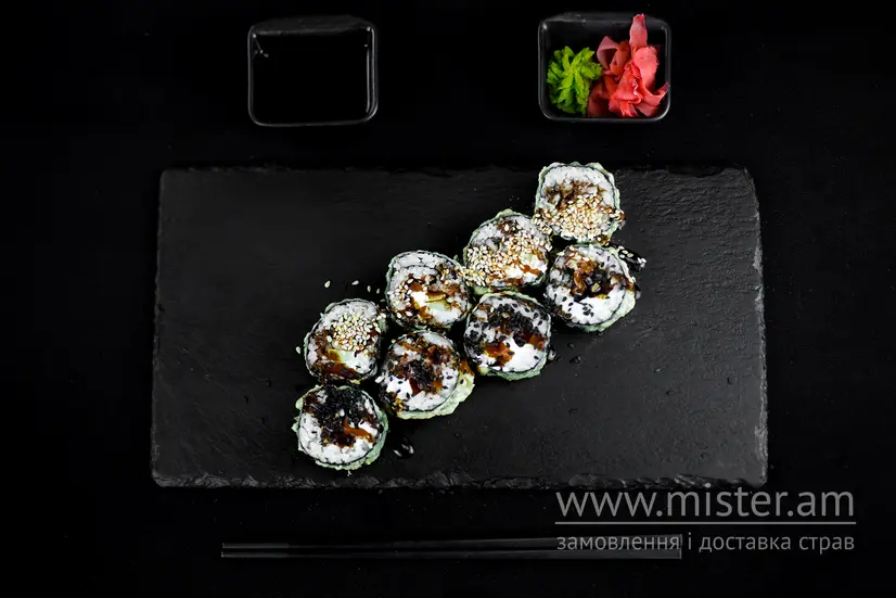 Теплий рол з вугрем - "Sushi-Pizza by La Spezia (вул.Харківська, 5/1)" в Сумах фото