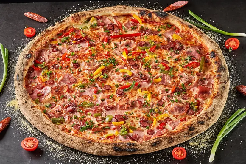 Мисливська піца дужа - "TREBA Pizza & Sushi" в Івано-Франківську фото