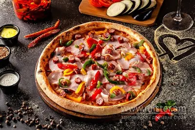 Піца "Мисливська" 32 см - "Treba Pizza" в Івано-Франківську фото 