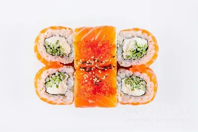 Рол "Філадельфія" з лососем і огірком Rock it pizza&sushi undefined фото