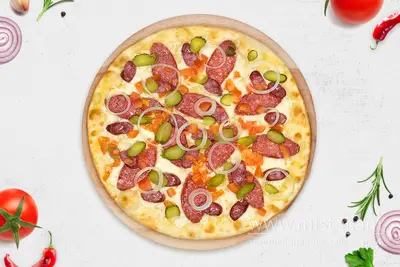 Піца "Гостра м`ясна" 40 см Хочу Sushi-Pizza & Grill undefined фото