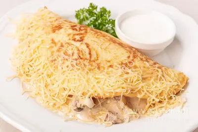 Картопляний млинець з куркою та грибами Наомі undefined фото