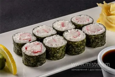 Хосомакі максі зі сніжним крабом (8 шм.) Treba Pizza undefined фото