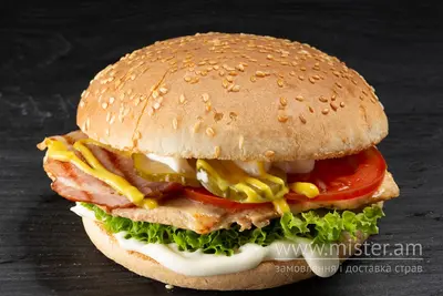 Бургер максі зі свининою Makko BBQ undefined фото