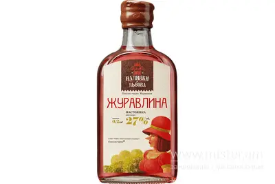 Наливка "Журавлина" 0,2 л Наливки зі Львова undefined фото