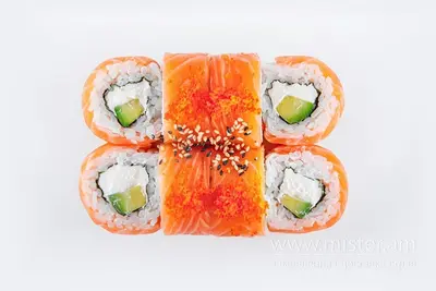 Рол "Філадельфія" з лососем і авокадо Rock it pizza&sushi undefined фото