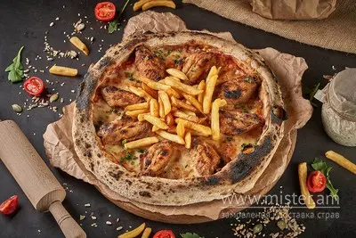 Піца житня "Чікен фрі" 30 см Treba Pizza undefined фото