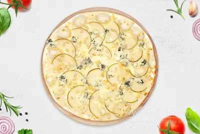 Піца з грушею та Дорблю 30 см Хочу Sushi-Pizza & Grill undefined фото