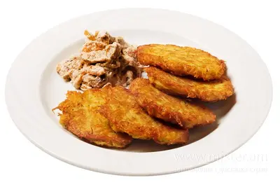 Деруни з білими грибами Курінь Ресторація undefined фото