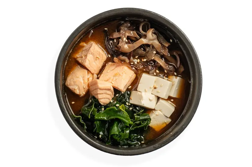 Miso Soup with Salmon - "Tomo Food" in Pissouri photo